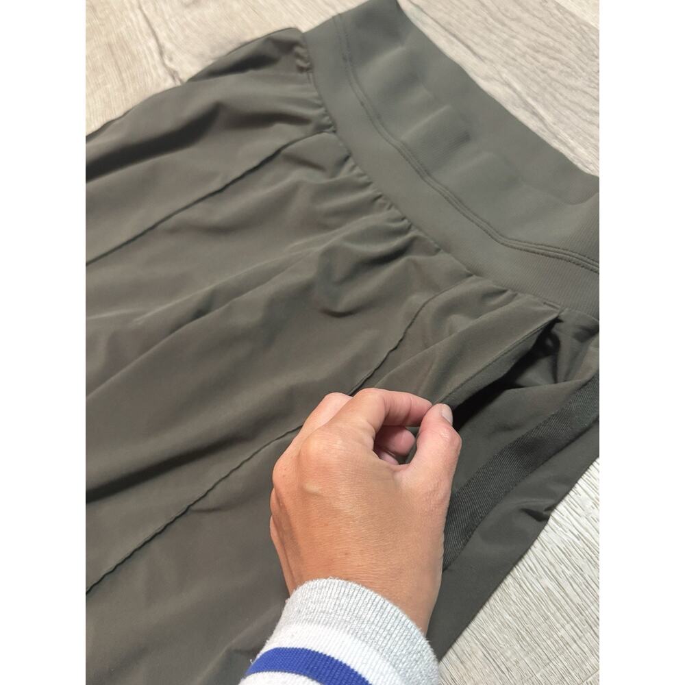 Athleta Nolita Olive Wide Leg Pants - Picture 3 of 6